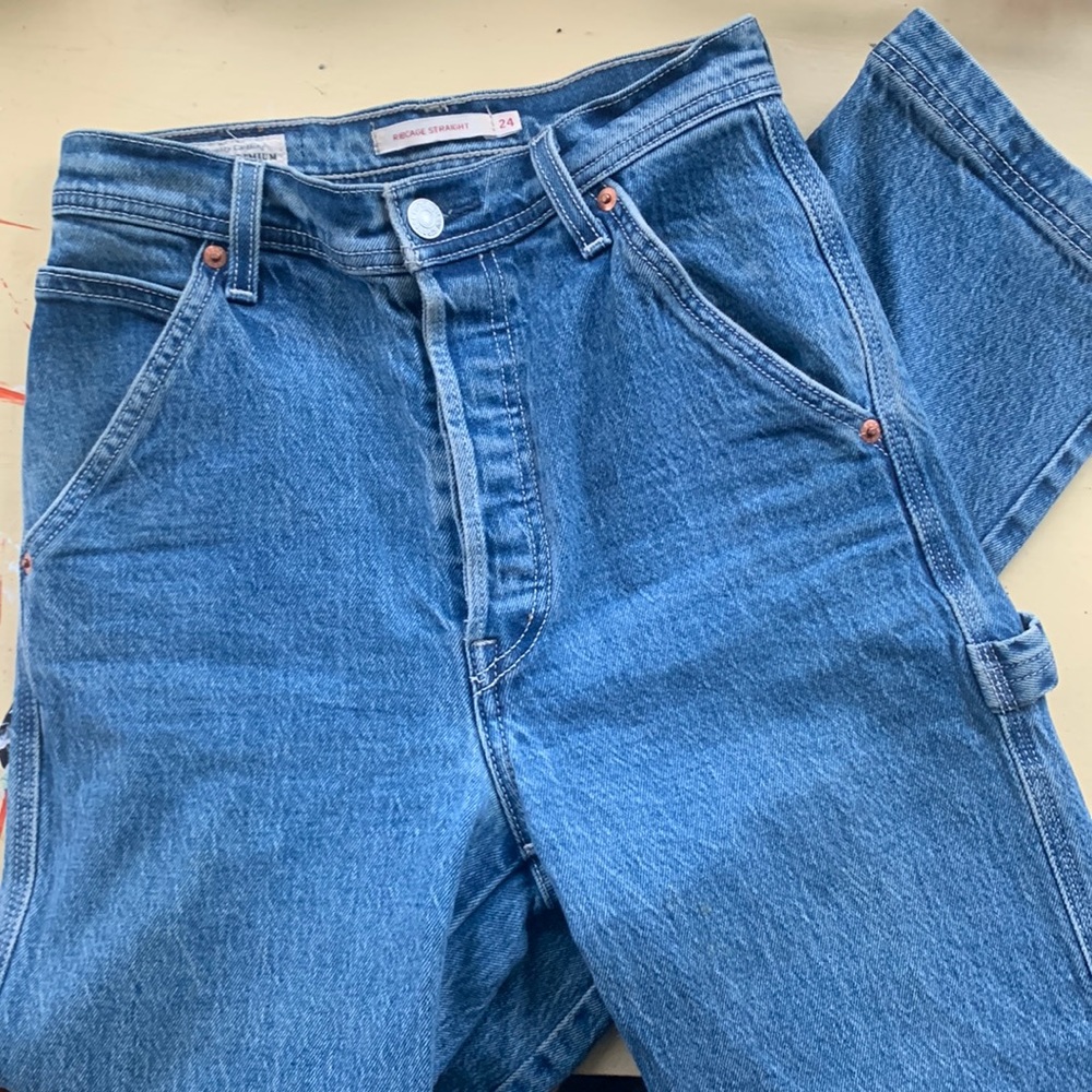 Levi’s 🛠️ High Waisted Carpenter Jeans - Ribcage Straight - 24